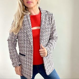 FDJ French Dressing Jean Multicolored Woven Blazer
